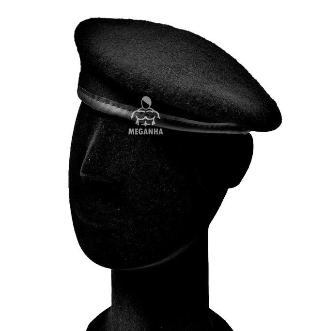 Boina Militar Preta - Comprar em Coldres Meganha