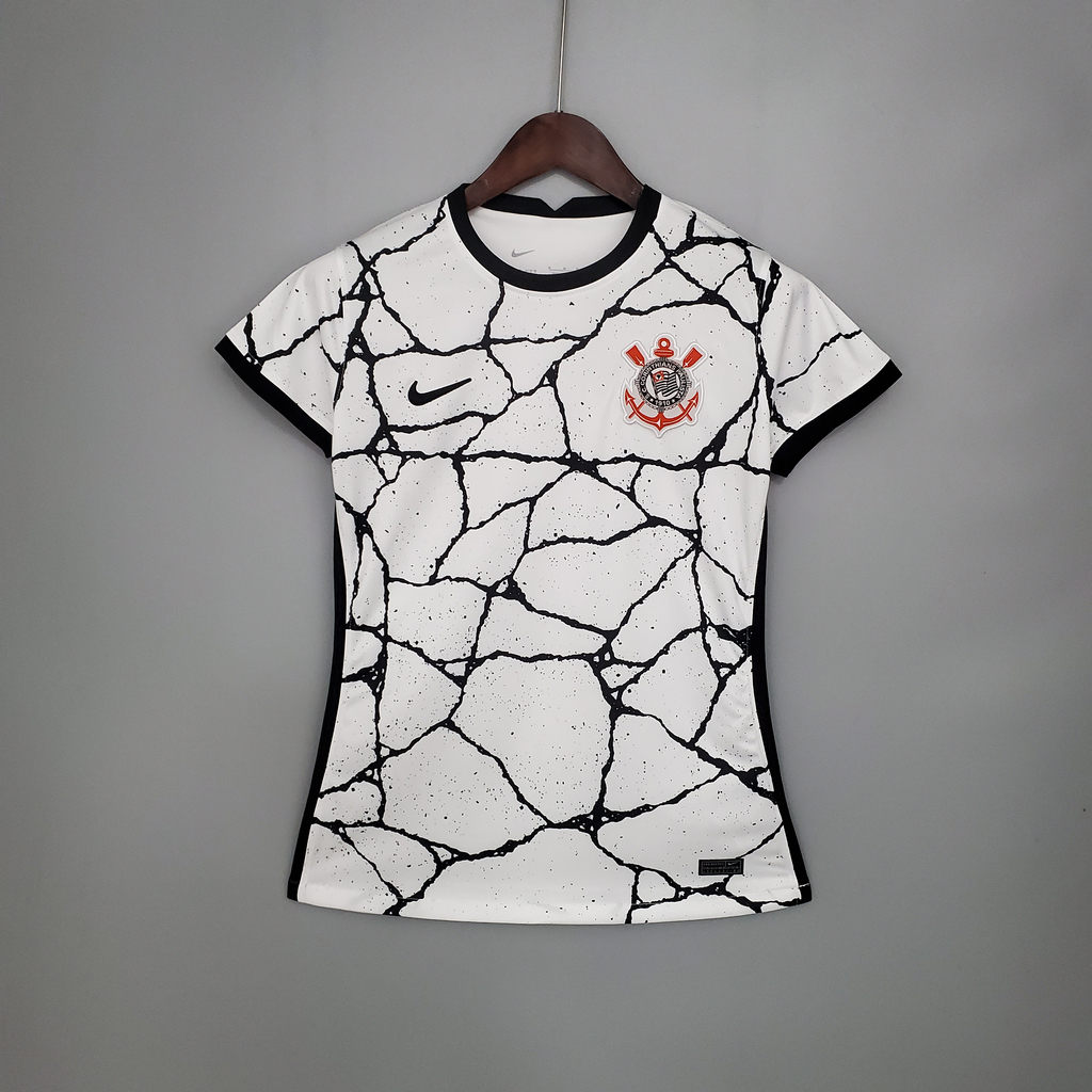 camisa do corinthians feminina branca