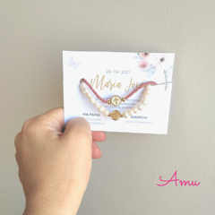 Juego pulseras perla y madreperla - comprar en línea