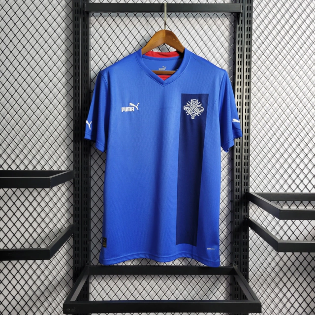 Camisa Islândia Home 22-23-Azul por R$ 159,90 - Frete Grátis