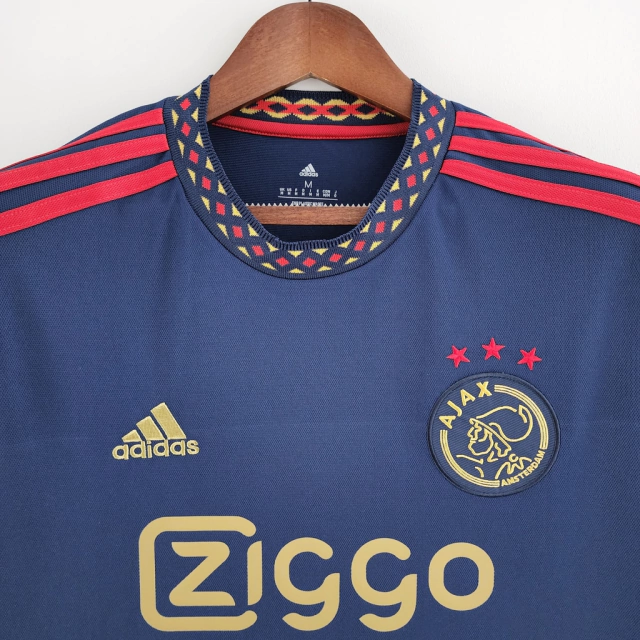 Camisa Ajax Away 22-23-Azul R$ 159,90-Frete Grátis
