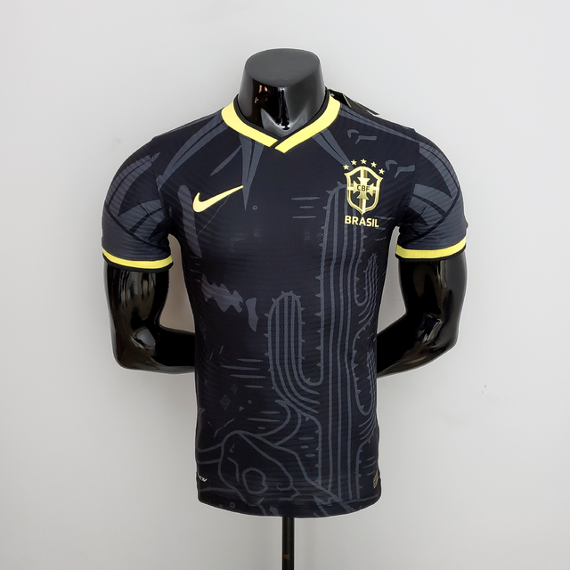 Camisa Brasil Jogador 2022 -Preto por R$ 189,90 - Frete Grátis