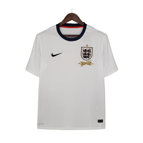 Camisa Seleção da Inglaterra Retrô Home 2010 Torcedor Nike Masculina -  Branca