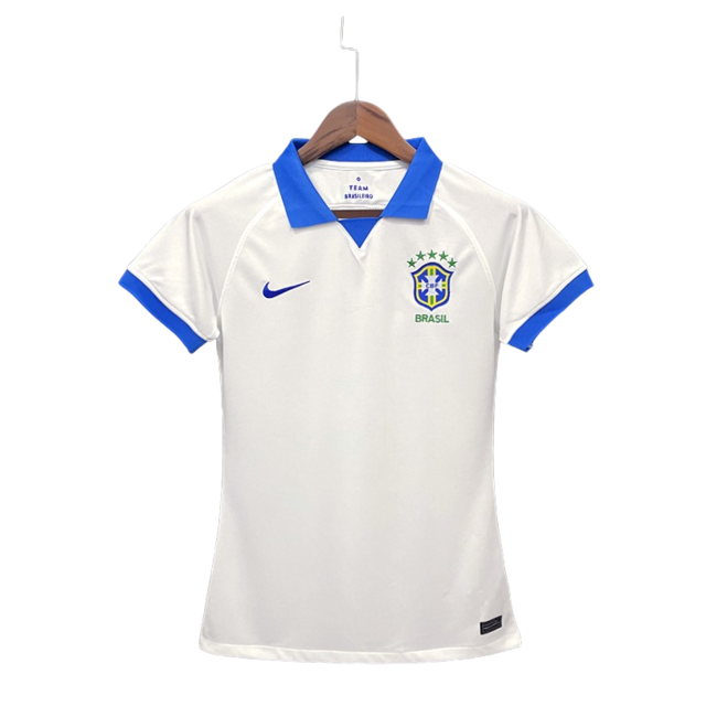 Camisa Brasil Copa América 19/20 Torcedor Nike Feminina - Branco