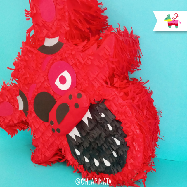 Piñata Foxy (Five nights at Freddy's) - oh la piñata