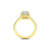 Anel de Ouro Amarelo 18k Topázio e Diamantes - comprar online