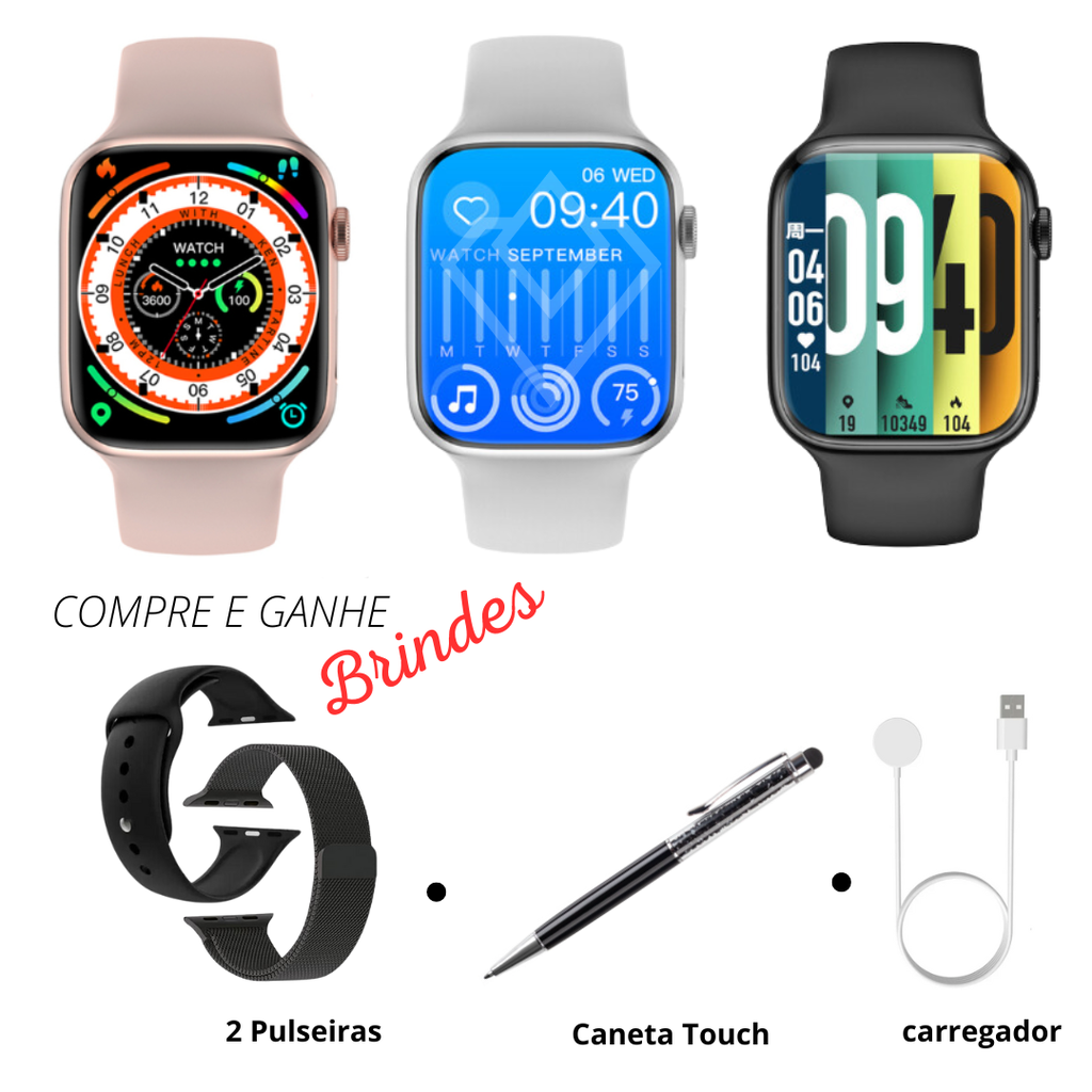 Fundo Relógio Digital Smartwatch No único Dispositivo De