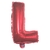Kit Com Balões Metalizado Feliz Aniversário - Vermelho - Shop UD