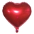 Kit com 05 Balões Fosco - Coração Vermelho (45cm)