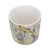 Vaso Cerâmica - Risco Dourado Com Fundo Cinza - 12,5 X 11cm - comprar online