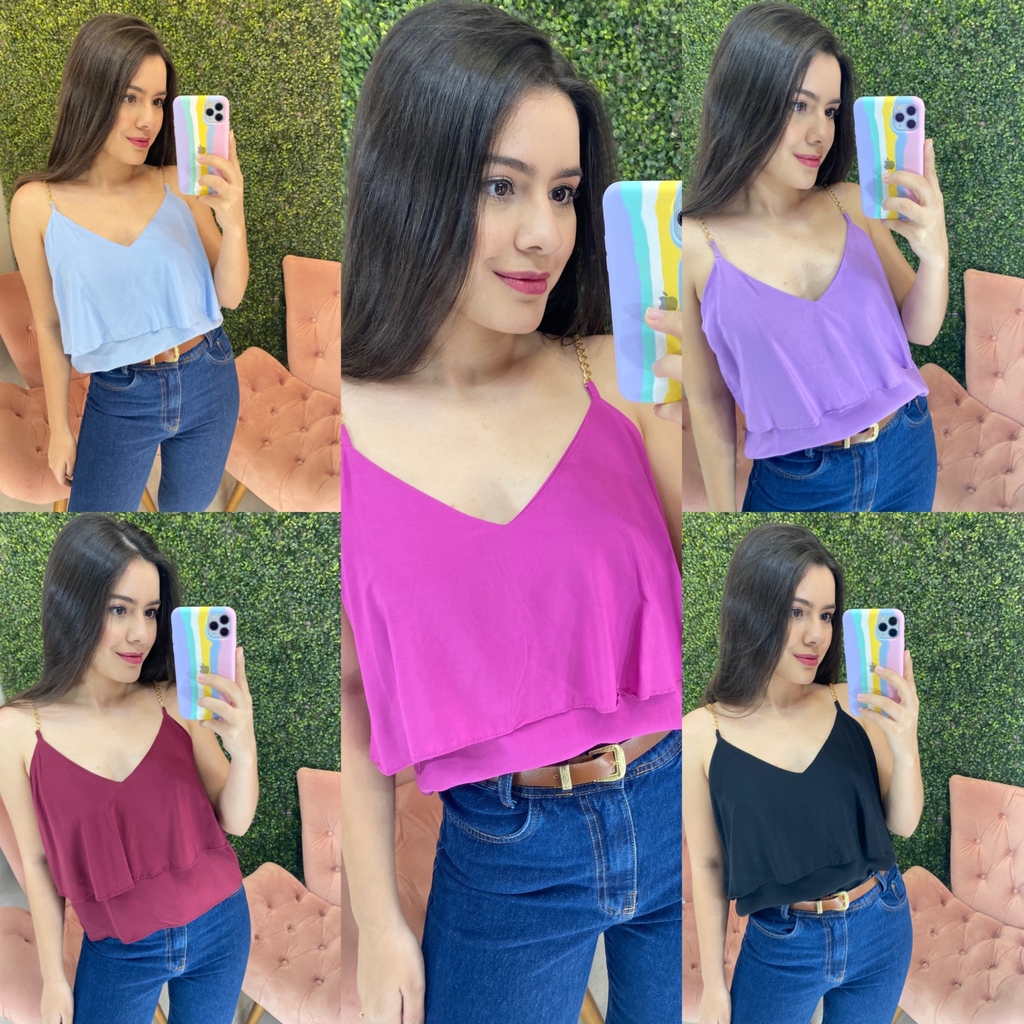 blusa de corrente
