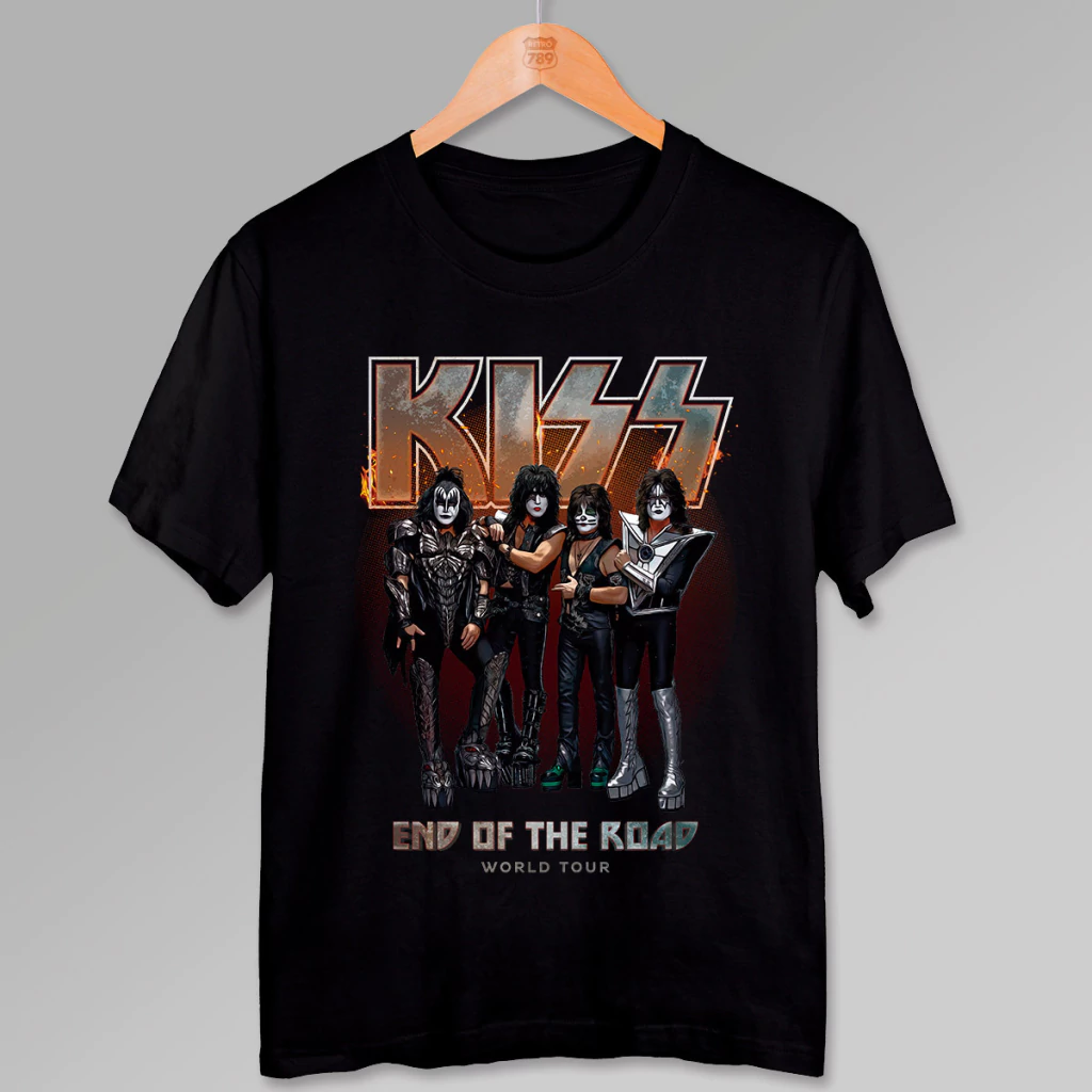Camiseta KISS End Of The Road Unissex - RETRÔ 789