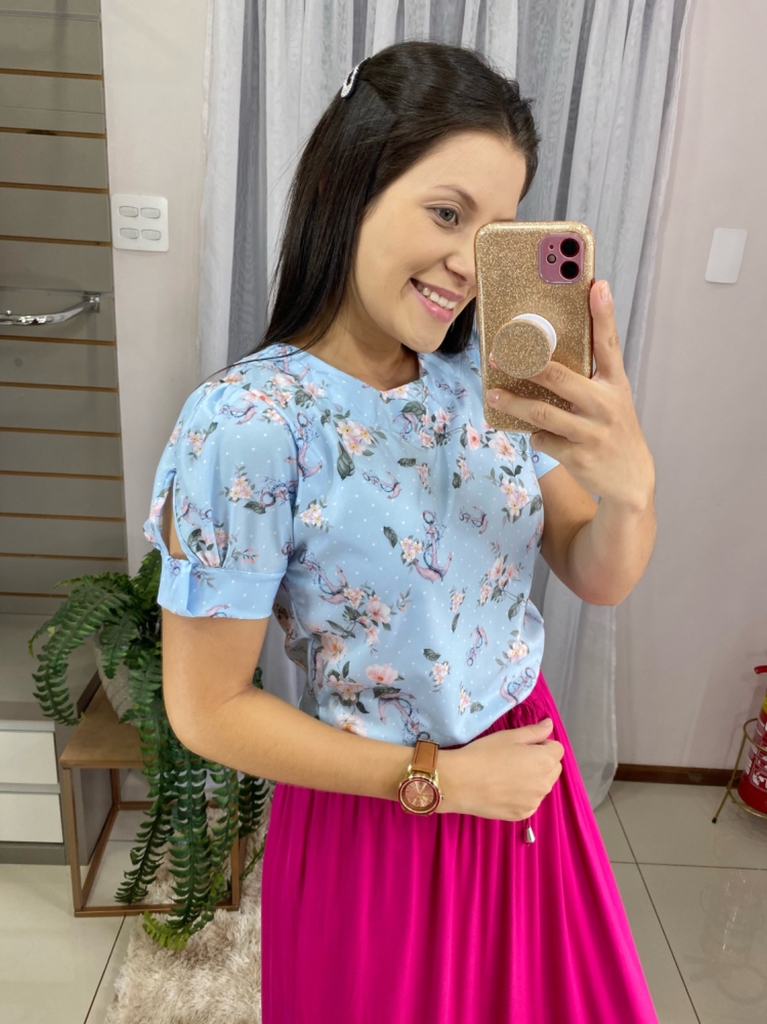 blusa de florzinha