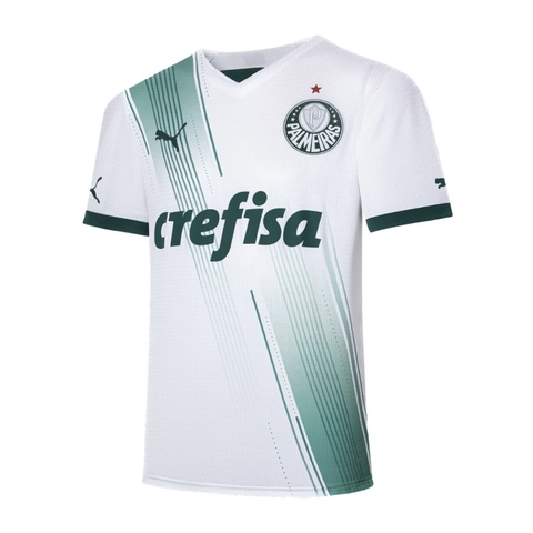 Camisa Pré Jogo Palmeiras 2023/2024 Branca Torcedor Puma Masculina