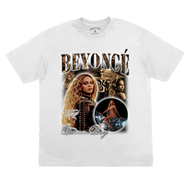 Puerto enchufe Meditativo Camiseta Beyoncé "Queen Bey" - Vintage Stuff