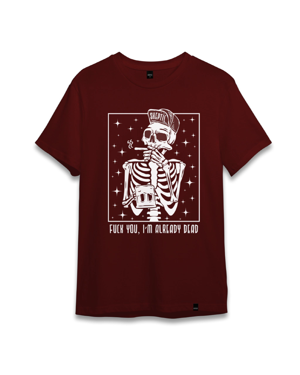 Camiseta I'm Already Dead Vinho (P, Vinho)