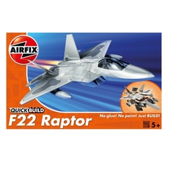 Blocos de Montar F-22 Raptor Quick Build - Airfix - Consulado dos Brinquedos
