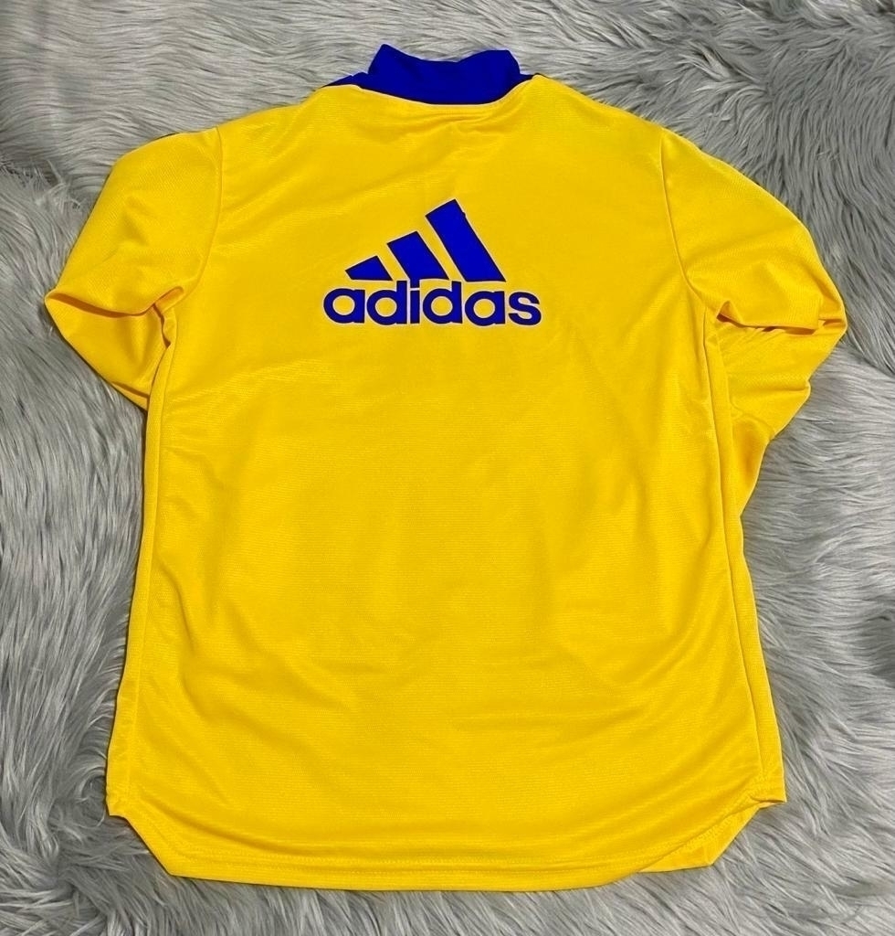 Buzo Boca Jrs. Medio Cierre Amarillo 2022