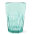 Vaso Kansas (Vidrio Aqua Traslúcido)