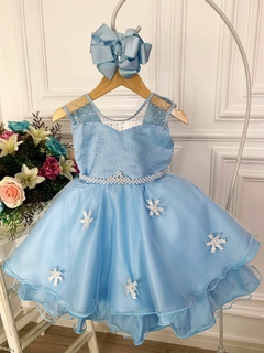 Fantasia Vestido Frozen, Elza