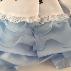 Vestido Infantil de Festa Tema Alice no País das Maravilhas na internet