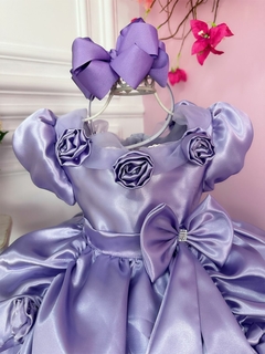 Vestido Princesa Sofia, Rapunzel Longo – Kelly Moda Kids