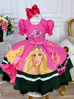 VESTIDO DE FESTA INFANTIL BARBIE