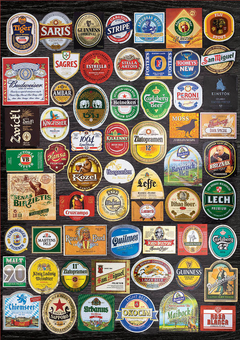 18463 Rompecabezas Puzzle Educa 1500 Piezas Etiquetas de Cerveza "SOBRE PEDIDO" - comprar en línea
