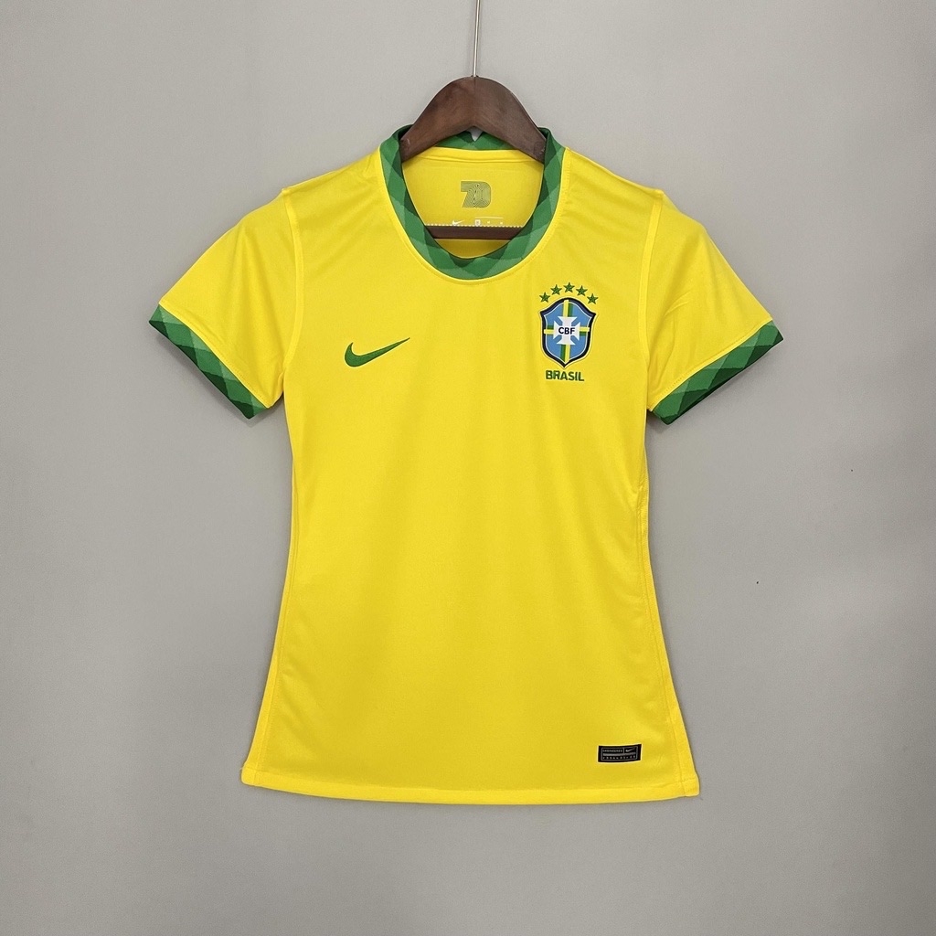 Camisa Feminina Brasil - 2020/2021 - FutCamisaStore