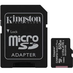 Cartão Memória Kingston Canvas Select microSDXC 512GB