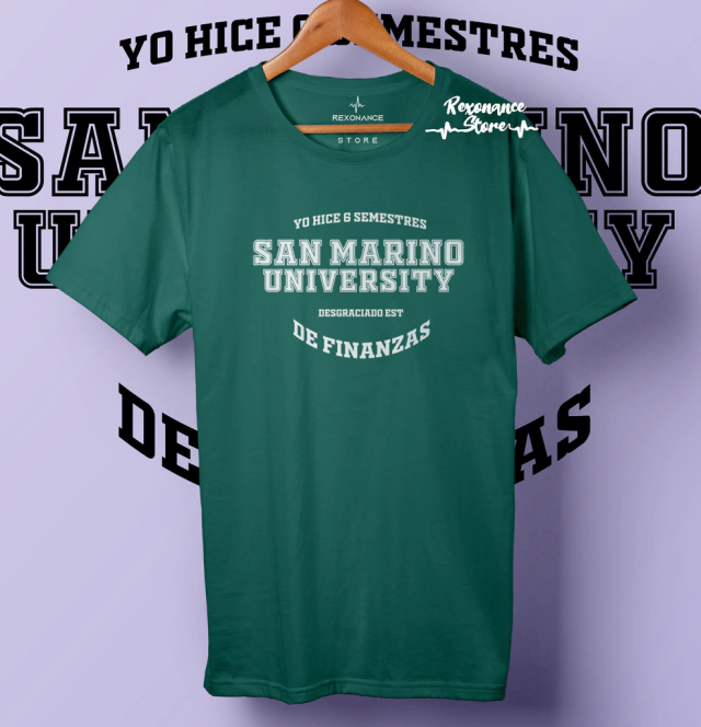 Seis semestres en la San Marino - Camiseta