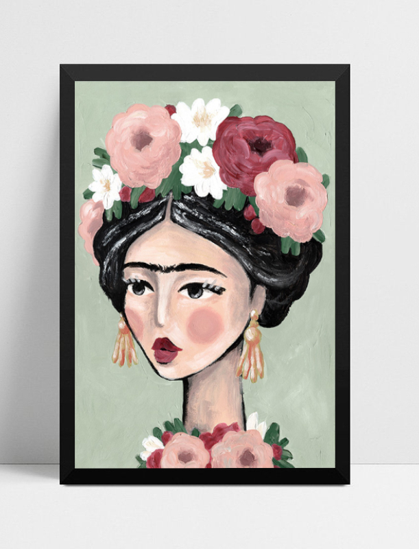 Quadro Desenho Frida Kahlo - Comprar em La Blumi