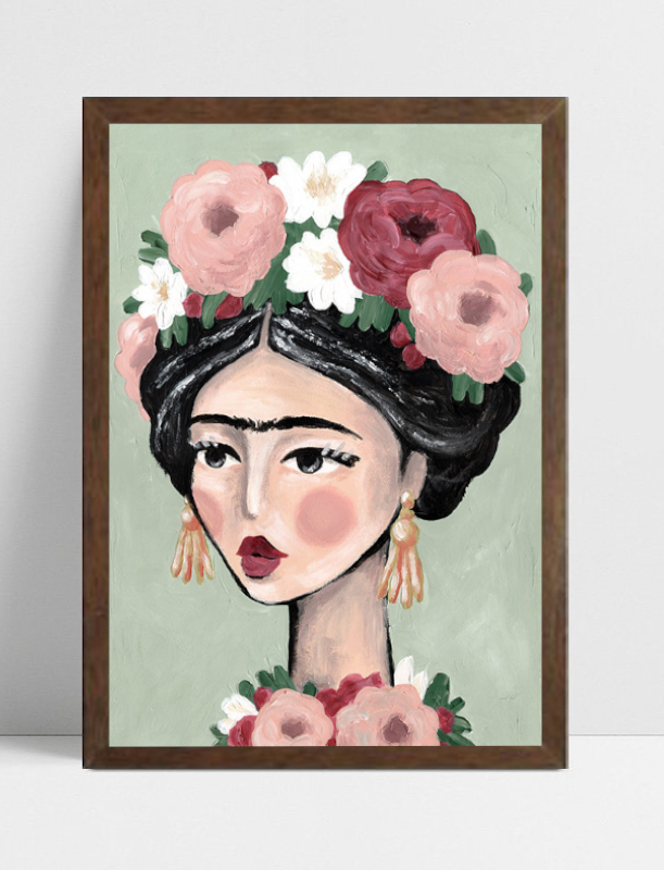 Quadro Desenho Frida Kahlo - Comprar em La Blumi