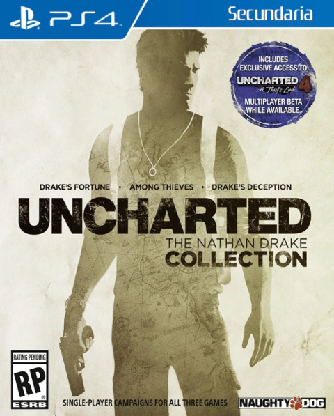UNCHARTED THE NATHAN DRAKE COLLECTION PS4 SECUNDARIA
