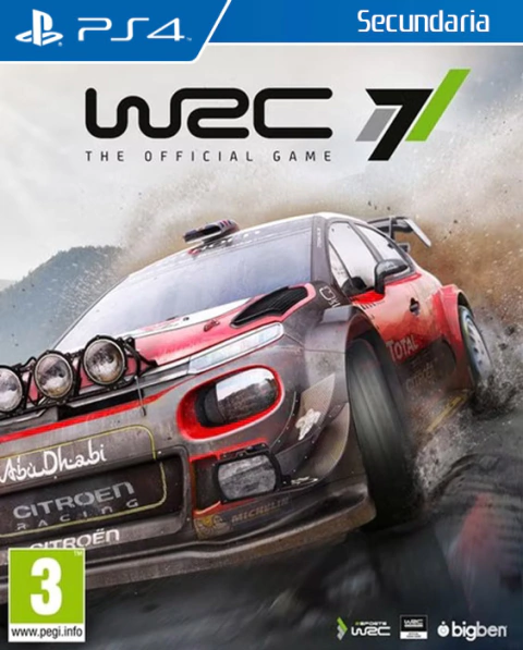 WRC 7 PS4 SECUNDARIA