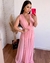 {Graceane} Vestido Longo Manga Longa e Sem Mangas Várias Formas de Usar (Rosé) na internet