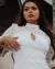 {Heloise} Vestido Midi Manga 3/4 Bufante Gola Alta Noiva Casamento Civil (cor Off-White) - loja online