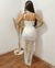 {Yarin} Vestido Longo Sereia Alça Fina Transparência em Renda Noiva Casamento (cor Branco Off) - comprar online