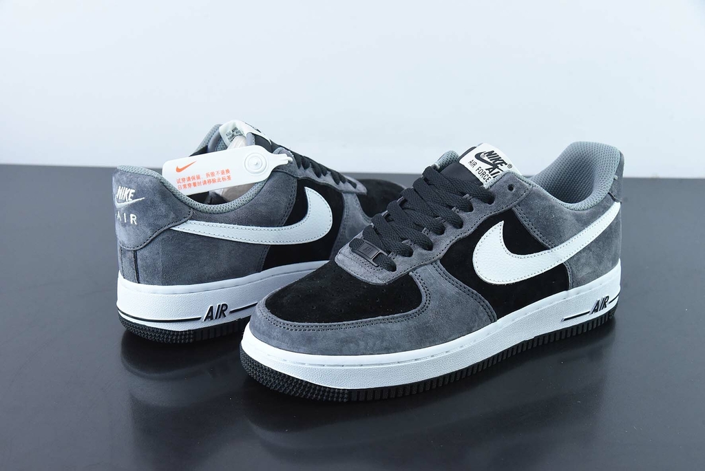 black and grey airforce 1