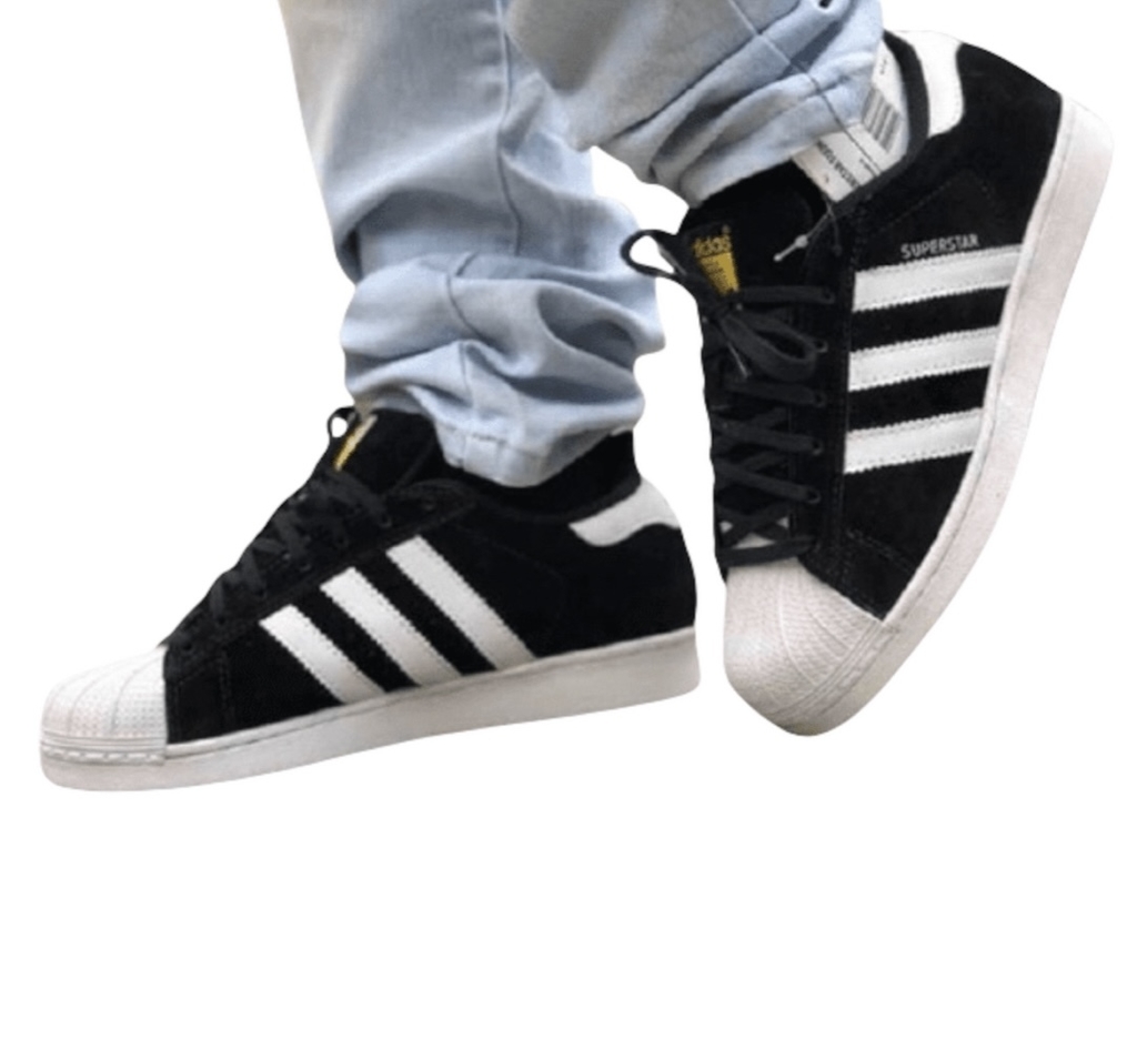 Adidas Superstar • Preto/Branco (Camurça) - Gu Store
