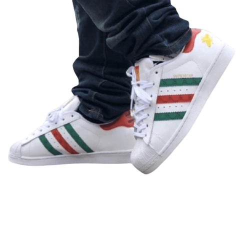 Adidas Superstar • Vermelho/Branco - Gu Store