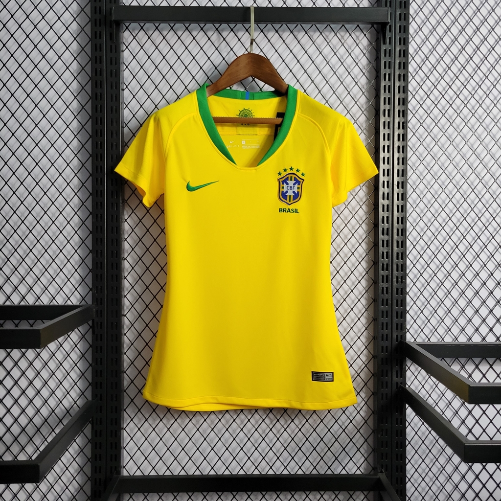 Camisa Seleção Brasileira - Home 2018 Feminina - Torcedor