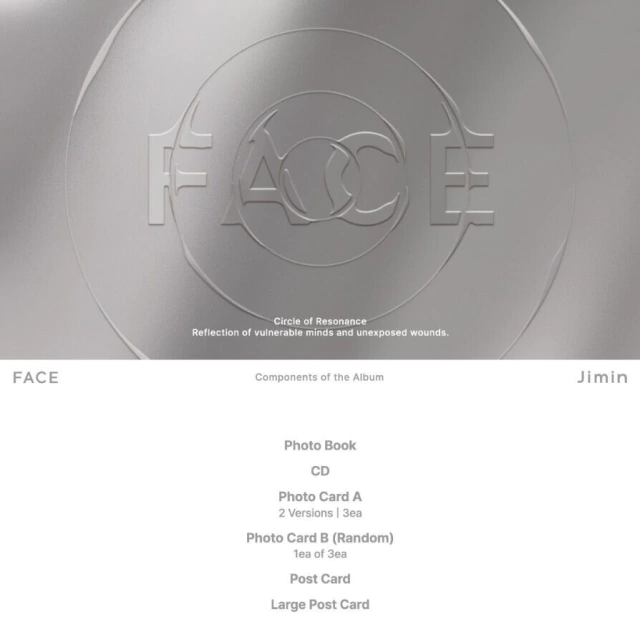 定休日以外毎日出荷中] BTS JIMIN FACE アルバム CD