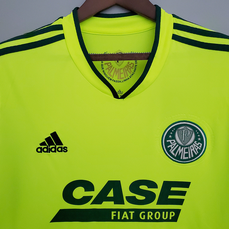 Retrô - Camisa Palmeiras - 2011/12 - Verde fluorescente - Adidas - Torcedor  masculino