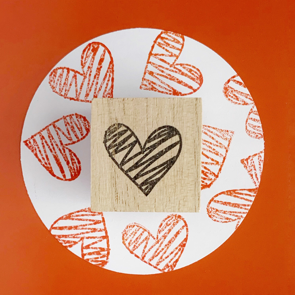 Corazon rayado Buy in Stampit Design