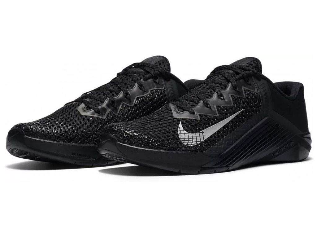 Tênis Nike Metcon 6 CrossFit Black Metallic Silver