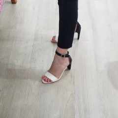 AGUSTINA TACO OBLEA B y Negro - comprar online