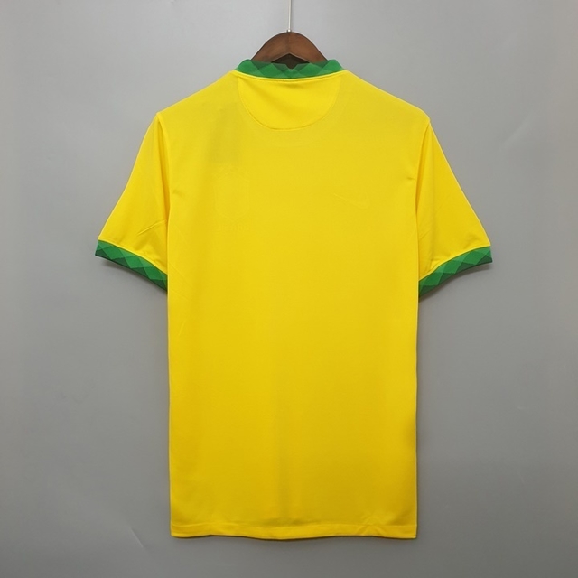 Camisa Brasil Home 20/21 Torcedor Nike Masculina - Amarela