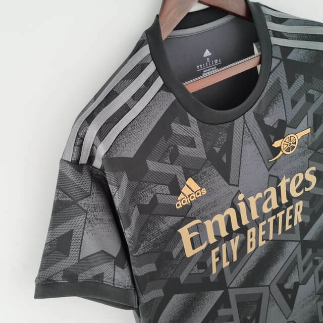 Camisa Arsenal II Preta e Dourada 2022 - A partir de $149,90