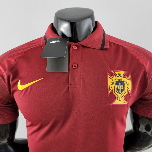 Camisa Polo Portugal 22/23 - Vermelho